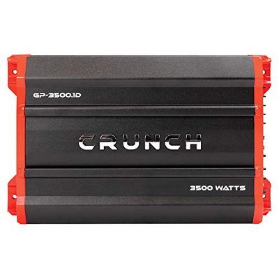 CRUNCH 3500 Watts Ground Pounder Mono Subwoofer Car Audio Amplifier GP3500.1D