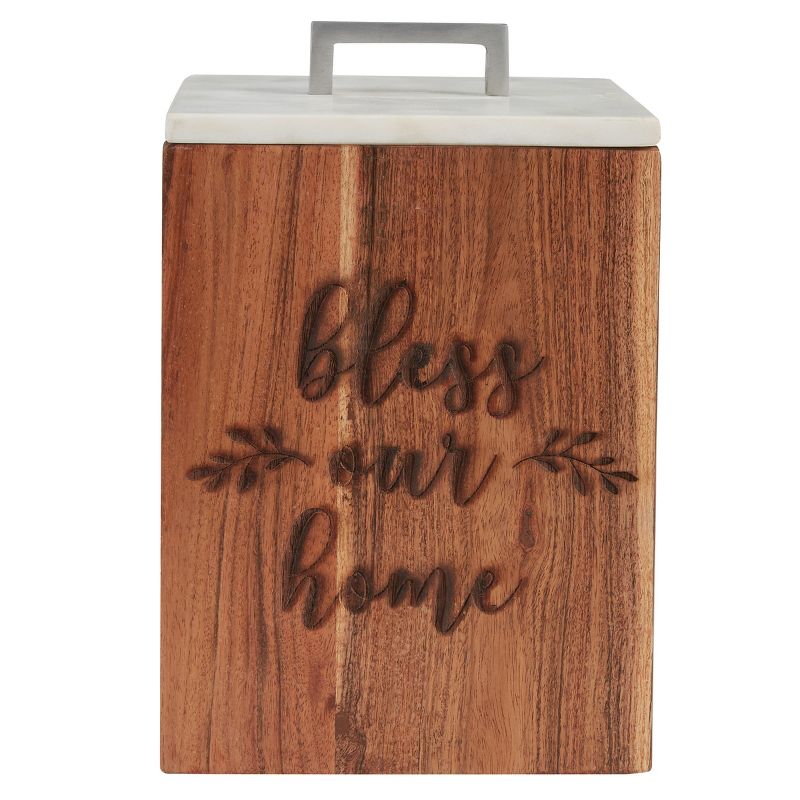 Park Designs Farmhouse Wood Canister - Large, 1 of 4