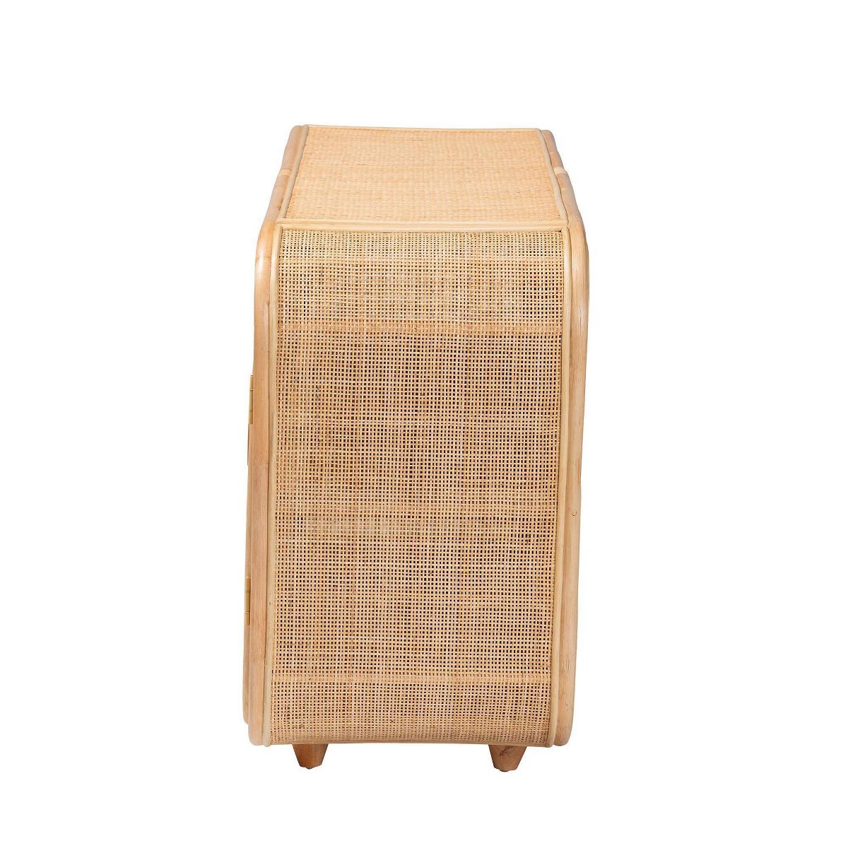 bali & pari Evania Natural Rattan 3 Door Storage Cabinet Natural - thumbnail 5
