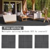Gulches Interlocking Deck Tiles Flooring, 12.00"x12.00"(Pack of 44), Patio Flooring Outdoor  for Garden Poolside Front/Back Yard, Light gray - 4 of 4