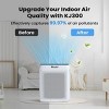SEVOBAL Air Purifiers for Home Large Rooms with H13 HEPA Filter PM2.5 Sensor Sleep Mode Timer Aromatherapy for Bedroom, White, 12.99"*7.64"*17.24" - 2 of 4