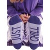 Just Love Ultra-Soft Womens Pajama Pant Set with Matching Socks with Sayings / Christmas Pajamas - 4 of 4