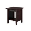 AFI Furnishings Nantucket End Table Set of 2 with Charger ES - 3 of 4
