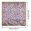 Elerevyo Women's Leopard Printed Square Satin Silk Feeling Neck Scarves Bandanas 35.4" X 35.4" - 3 of 4