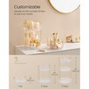 3-Tier Rotating Makeup Organizer, Round Skincare Lazy Susan with Adjustable Shelves, Transparent Countertop Storage - 3 of 4