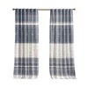Kumasinova 84" Cotton Printed Kitchen Curtains Panel,Window Curtains with Chenille/Tassel,Living Room Curtains with Lining,Boho Curtains for Bedroom - 2 of 4