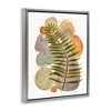 Stupell Industries Abstract Fern & Pebbles Floating Frame Canvas Art, Gray, 17" x 21" - 2 of 4