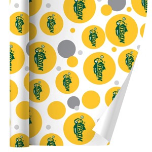 North Dakota State Bison Logo Secondary Premium Gift Wrap Wrapping Paper Roll 30x72 - 1 of 4