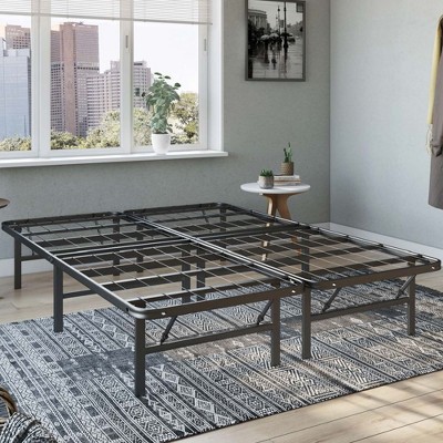 Hercules Folding Metal Bed Frame, 14 Inch Heavy Duty Platform Mattress Foundation, Easy Assembly, Noise Free, No Box Spring Needed