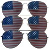 Joyfy 3 Pcs July 4th American Flag Sunglasses, Patriotic Red White Blue Star Glasses for Independence Day Party Favors and Festival Accessories - 2 of 2