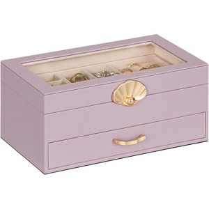 3-Drawer Jewelry Box and Display Organizer for Earrings and Necklaces - 1 of 4