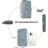FATMOON Women’s Bifold Wallet - RFID Blocking with 16 Card Slots & Zipper Pocket for Cash, Coins, Credit Cards for Daily Use,Travel - 3 of 4