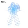 Unique Bargains Large Gift Wrapping Bows Chiffon Pull Bow Ribbon 15 Pcs - 3 of 4