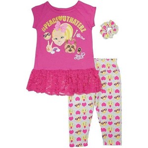 Nickelodeon Toddler/Little Girl's JoJo Siwa T-Shirt and Capri Legging Sets - 1 of 4