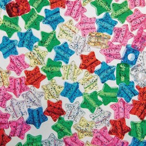 Glitter Star Beads 1/2-lb Bag - 1 of 1