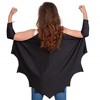 Skeleteen Bat Wing Costume Cape - Black - image 2 of 3