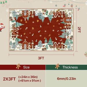 Abynow Geometric Modern Loomed Machine Washable Area Rug - 1 of 4