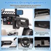 12V Kids Ride on Car with Remote Control, Electric Vehicle with LED Lights, Music, Bluetooth, MP3, 3 Speeds, Spring Suspension - 3 of 4