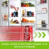 Automatic Drink Dispenser for Fridge Holds 25 Cans, 5 Row Soda Can Organizer for Refrigerator - 3 of 4