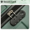 KWPZQEB Luggage 3 Pcs ABS Hardside Luggage Sets TSA Lock Spinner Wheel Suitcases ( 20/24/28) - 4 of 4