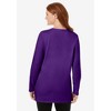 Woman Within Perfect Long-Sleeve Crewneck Tunic - 3 of 4