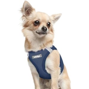 rabbitgoo Small Dog Harness, Step-in Soft Mesh Reflective Pet Harness for Extra Small Dogs, Navy Blue XXXS - 1 of 1
