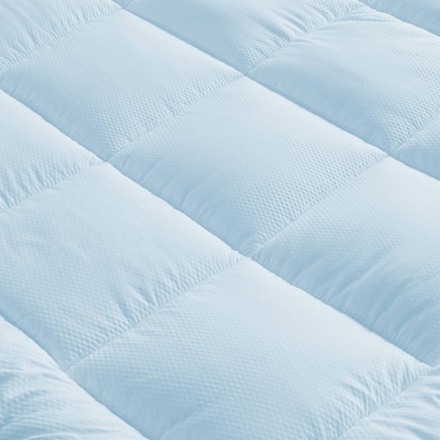 Cooling Ultra Loft Down Alternative Mattress Pad Topper - Isla Jade - image 1 of 4