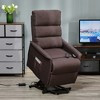 HOMCOM Electric Lift Recliner Massage Chair Vibration, Living Room Office Furniture - 3 of 4