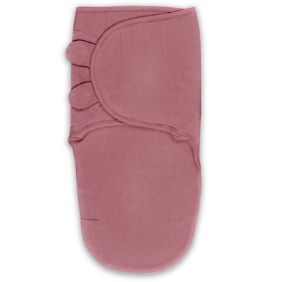 Image of Comfy Cubs Swaddle Blankets Sleep Sack Velcro for Baby Girl & Boy 1 Pack, Large 3-6 Months, Mauve