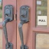 Unique Bargains Acrylic Self-Adhesive Decor Home Push Pull Door Sign 3 Pairs - 4 of 4