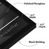 Americanflat 14x16 Picture Frame with Polished Plexiglass - Streamline Collection - Thin Border Picture Frame for Wall Display - Black - 3 of 4