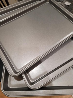 Goodcook 11x17 Nonstick Steel Cookie Sheet Gray : Target