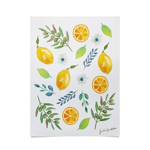 Julia Madoka Watercolor Lemons and Olives Poster - Society6 - 1 of 3