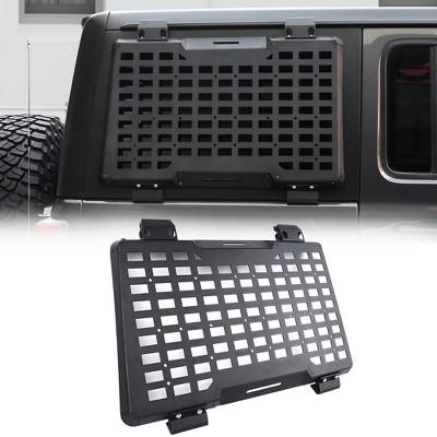 HANPURE Rear Window Molle Panel Modular Storage Panel System Rear Window Protective Decoration for 2018-2023 Jeep Wrangler JL 4 Doors, Right side