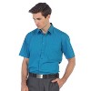 Gioberti Men's Short Sleeve Solid Dress Shirt - 3 of 4