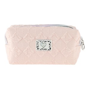 Unique Bargains Women Portable Diamond Heart Makeup Bag 1 Pc - 1 of 3