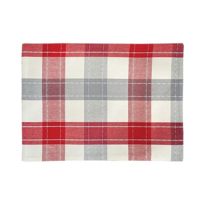 C&F Home Nordic Plaid Cotton Placemat Set of 6