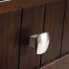 60" Portland End Table Brunette Brown - WyndenHall: Modern Pine Console for Foyer, Spot Clean - 3 of 4