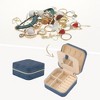 REGALWOVEN Women's Mini Modern Portable PU Leather Jewelry Box - 2 of 4