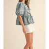 Women's For All Occasions Jacquard Top - MIOU MUSE - 2 of 4