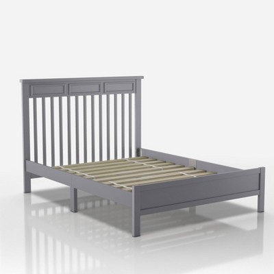 Full Grisson Platform Bed Gray - miBasics