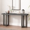 Bella Depot 63''W Design Console Table with Solid Pine Legs,Suitable for Entryway, Hallway, Living Room - 2 of 4