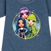 - Rainbow High - Violet Skyler Jade Graphic Short Sleeve Fleece Dress - 2 of 4