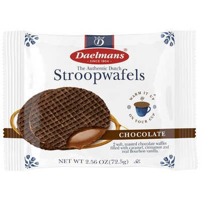 Daelmans Stroopwafels Chocolate-Caramel 2.56 oz
