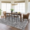 Washable Indoor Vintage Floral Print Area Rugs, Soft Non Slip Low Pile Floor Carpet for Home Office - 4 of 4