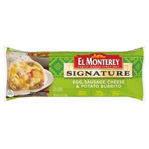 El Monterey Egg, Sausage, Cheese & Potato Frozen Burritos
 - 1 of 4