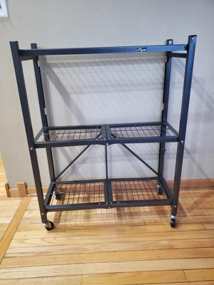 Origami R3 Series: Preassembled Large 3-Shelf Foldable Storage Rack –  Origami Rack