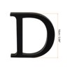 Unique Bargains Home Decoration Self-Adhesive 3D Acrylic Alphabet Mirror Wall Stickers Black - 2 of 3
