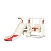 Toddler Swing Slide Set 4 in 1, Freestanding Climber Slide Playset with Basketball Hoop Indoor Outdoor Playground for Boys Girls Birthday - 2 of 4