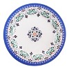 Gibson Everyday Alhambra Blues 12 Piece Melamine Dinnerware Set in Blue and White - 4 of 4